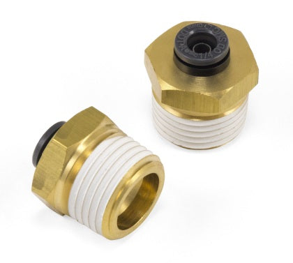 Straight Male - 1/2" MNPT x 1/4" PTC - DOT - SMC # KV2H07-37S