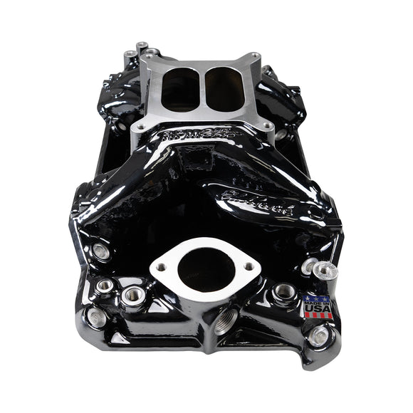 EDELBROCK RPM Air-Gap Small Block Chrysler Intake Manifold - Black Plasma
