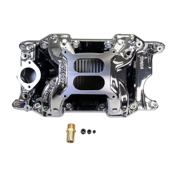 EDELBROCK RPM Air-Gap Small Block Chrysler Intake Manifold - Chrome Plasma