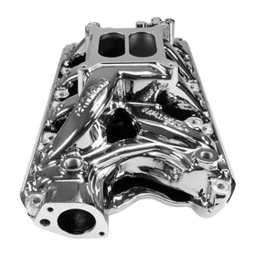 EDELBROCK RPM Air-Gap Small Block Ford 351W Intake Manifold, Chrome Plasma Finish - 0