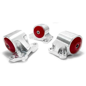 Innovative 92-95 Civic B/D Series Silver Aluminum Mounts 85A Bushings (2 Bolt)