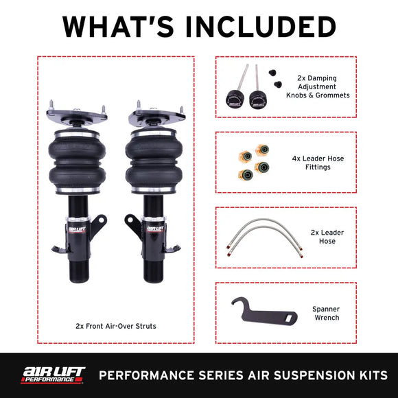 Performance Air Suspension Front Kit Subaru Brz, Scion FRS, Toyota 86 GT or GR86