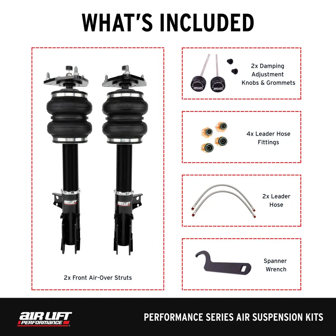 Performance Air Suspension Front Kit 2015-25 Ford Mustang