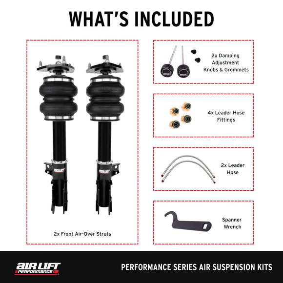 Performance Air Suspension Front Kit 2015-25 Ford Mustang