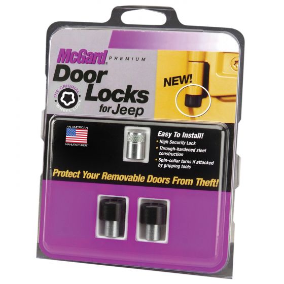 McGard 07-17 Jeep Wrangler JK / Unlimited JK 2-Door Lock Set - (2 Locks)