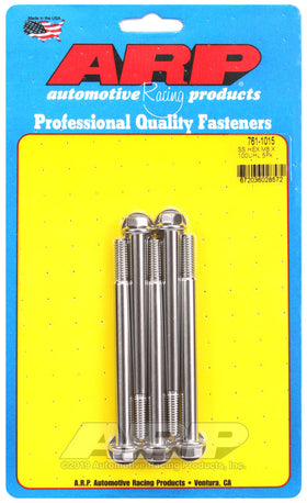 ARP M8 x 1.25 x 100 Hex Stainless Steel Bolts (5/pkg)