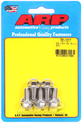 ARP M8 x 1.25 x 16 SS Hex Bolts (5/pkg)