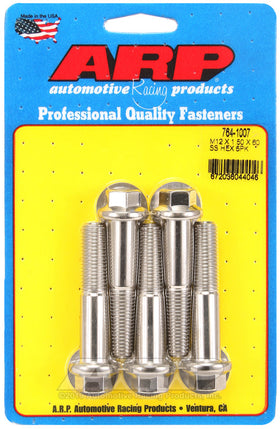 ARP M12 x 1.50 x 60 SS Hex Bolts (5/pkg)