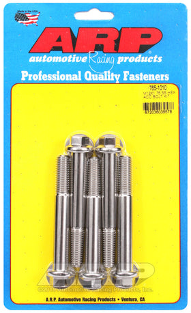 ARP M12 x 1.75 x 90 Hex Black SS Bolts (5/pkg)