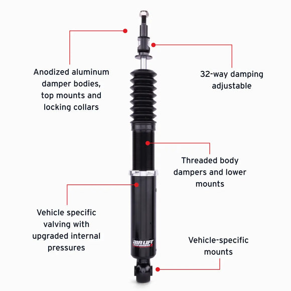 Air Lift 05-14 Audi A3 / 06-14 Volkswagen GTI Performance Rear Kit