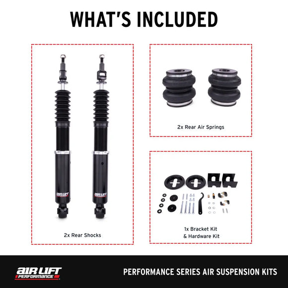Air Lift 05-14 Audi A3 / 06-14 Volkswagen GTI Performance Rear Kit
