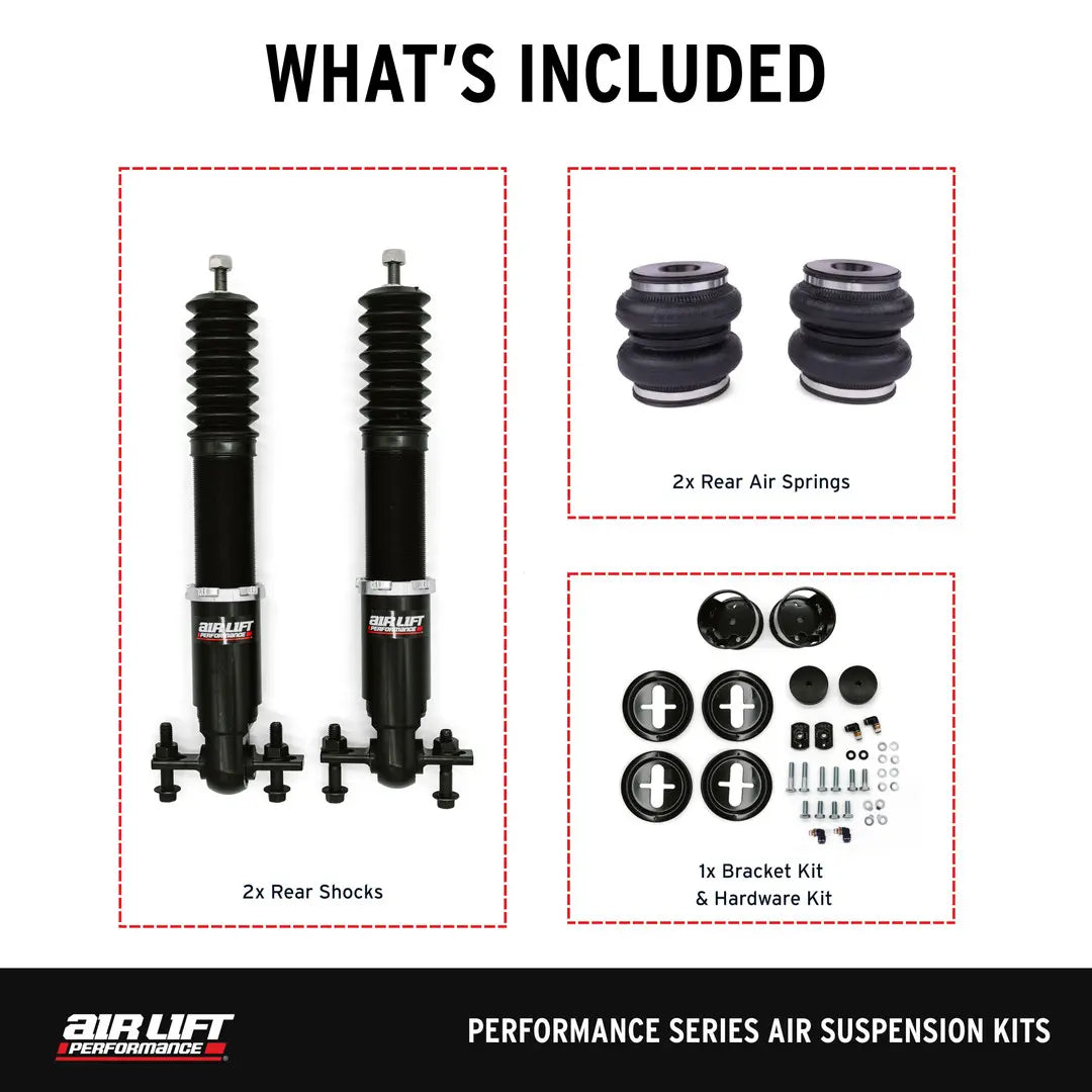 Performance Air Suspension Rear Kit 2015-25 Ford Mustang