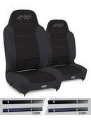 PRP 03-06 Jeep Wrangler TJ Enduro High Back Reclining Suspension Seats Kit - Black (Pair)-1