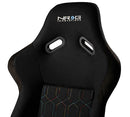 NRG FRP Bucket Seat (Black w/ Multi Color Geometric Pattern) - Large-4