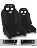 PRP Seats 97-02 Jeep Wrangler TJ Enduro Elite Suspension Seat Crawl Edition (Pair) - Black-1