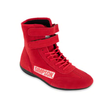 HIGH TOP SHOE SIZE 10.5 RED