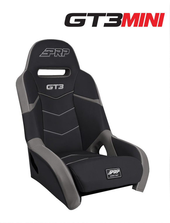 PRP GT3 Rear Suspension Seat- Black/Grey