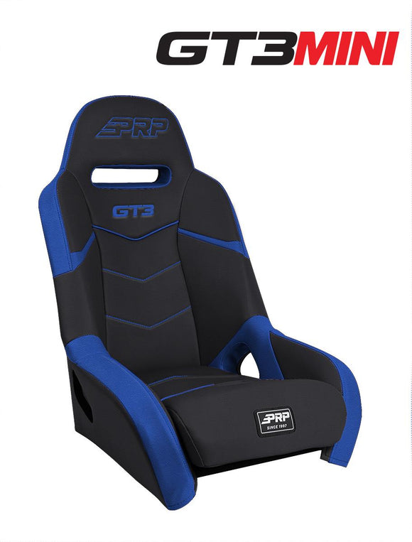 PRP GT3 Rear Suspension Seat- Black/Blue