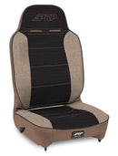 PRP Enduro High Back Reclining Suspension Seat (Driver Side) - Tan / Black-1