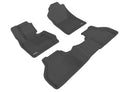 3D MAXpider 2008-2020 BMW X6 E71 Kagu 1st & 2nd Row Floormats - Black-1