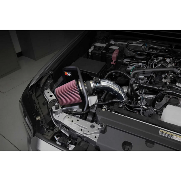Cold Air Intake System - High-flow Air Filter, Aluminum Tube - TOYOTA TACOMA L4-2.4L TURBO