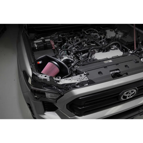 Cold Air Intake System - High-flow Air Filter, Aluminum Tube - TOYOTA TACOMA L4-2.4L TURBO