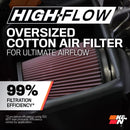 Cold Air Intake System - High-flow Air Filter, Aluminum Tube - TOYOTA TACOMA L4-2.4L TURBO-5