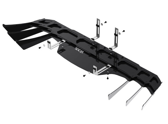 CORV C7 '14-'17 6.2L AT/MT RWD 2DR "EXHAUST DIFFUSER" BLACK FINISH