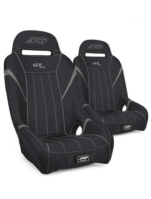 PRP GT/S.E. Suspension Seats Kit for Can-Am Maverick X3 (Pair) - Black & Gray