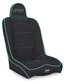 PRP Daily Driver High Back Suspension Seat- Black/Teal Vinyl-1