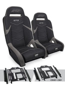 PRP Polaris RZR 570 GT3 Suspension Seats Kit (Pair) - Black & Gray-1