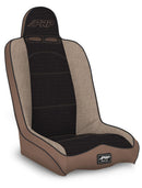 PRP Daily Driver High Back Suspension Seat (Two Neck Slots) - Tan / Black-1