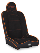 PRP Daily Driver High Back Suspension Seat- Black/Orange Tweed-1
