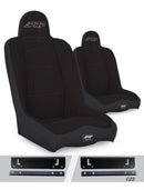PRP 97-02 Jeep Wrangler TJ Daily Driver High Back Suspension Seats Kit (Pair) - Black-1
