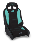 PRP EnduroDaily Reclining Suspension Seat - Black/Teal Tweed - Driver-1