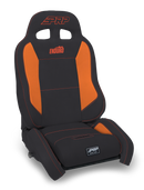 PRP EnduroCrawl Reclining Suspension Seat - Black/Orange Vinyl - Driver-1