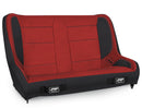 PRP Jeep CJ-7/Wrangler YJ Elite Series Rear Bench- Red-1