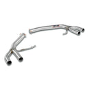Supersprint AUDI A4 B9 '16 -> Rear Pipe Kit Right - Left(Muffler Delete)-1