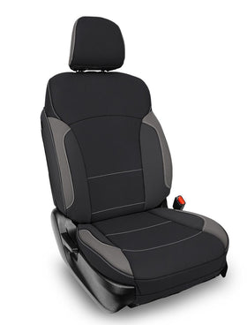 PRP 2013-2017 Subaru Crosstrek Front Seat Covers (Pair) - Black & Gray