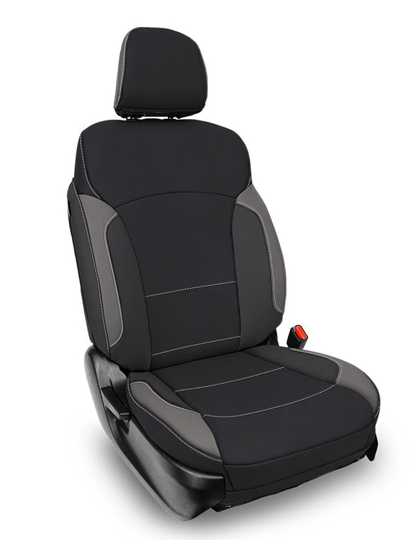 PRP 2013-2017 Subaru Crosstrek Front Seat Covers (Pair) - Black & Gray