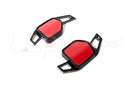 Black Aluminum DSG Paddle Extensions For Audi Vehicles-3