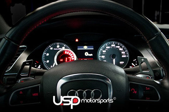 Black Aluminum DSG Paddle Extensions For Audi Vehicles
