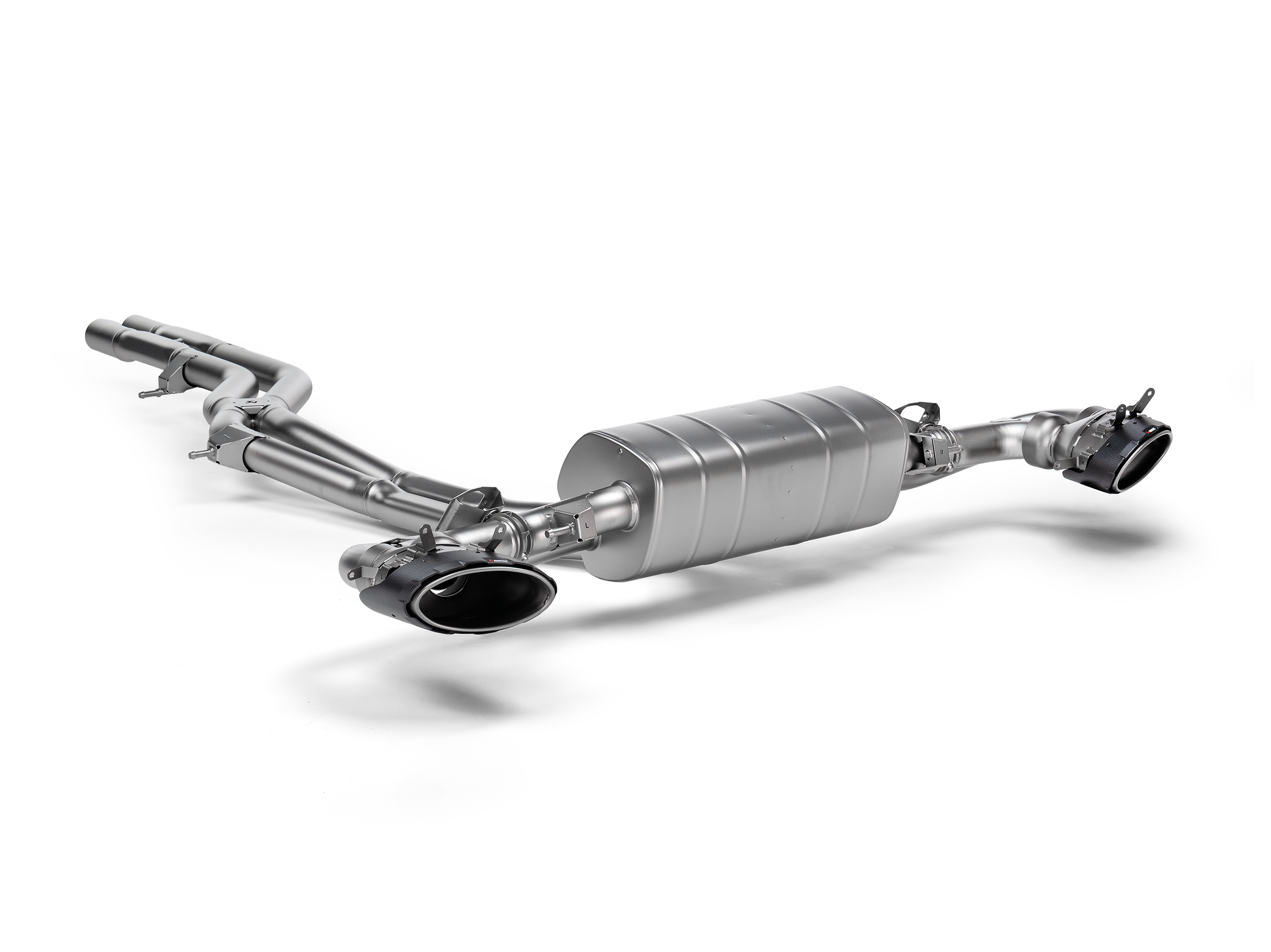 Akrapovic 2025 Audi RSQ8 Evolution Race Line Link Pipe Set (Titanium)