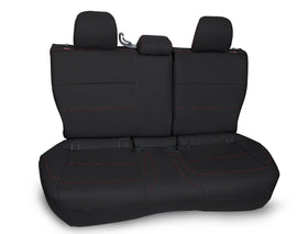 PRP 2013-2017 Subaru Crosstrek Rear Bench Seat Cover - Black w/ Red Stitch