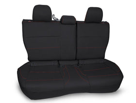 PRP 2013-2017 Subaru Crosstrek Rear Bench Seat Cover - Black w/ Orange Stitch
