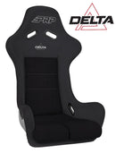 PRP Delta Composite Seat- Black (PRP Silver Outline/Delta Silver- Black Stitching)-1