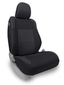 PRP 12-15 Toyota Tacoma Front Seat Covers/ Fold Flat Edition (Pair) - Black/Grey-1