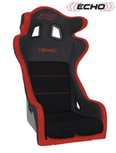 PRP Echo Composite Seat- Black/Red (PRP Red Outline/Delta Red- Red Stitching)-1