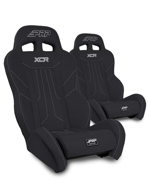 PRP XCR Suspension Seats Kit for Can-Am Maverick X3 (Pair) - Black & Gray