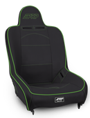 PRP Premier High Back Suspension Seat- Black/Green Vinyl-1